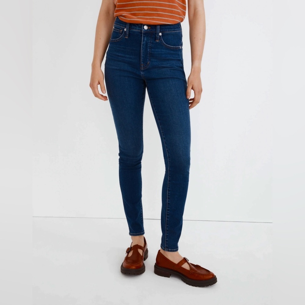 Madewell High Riser Skinny Jean Dark Wash High Waist Size 29